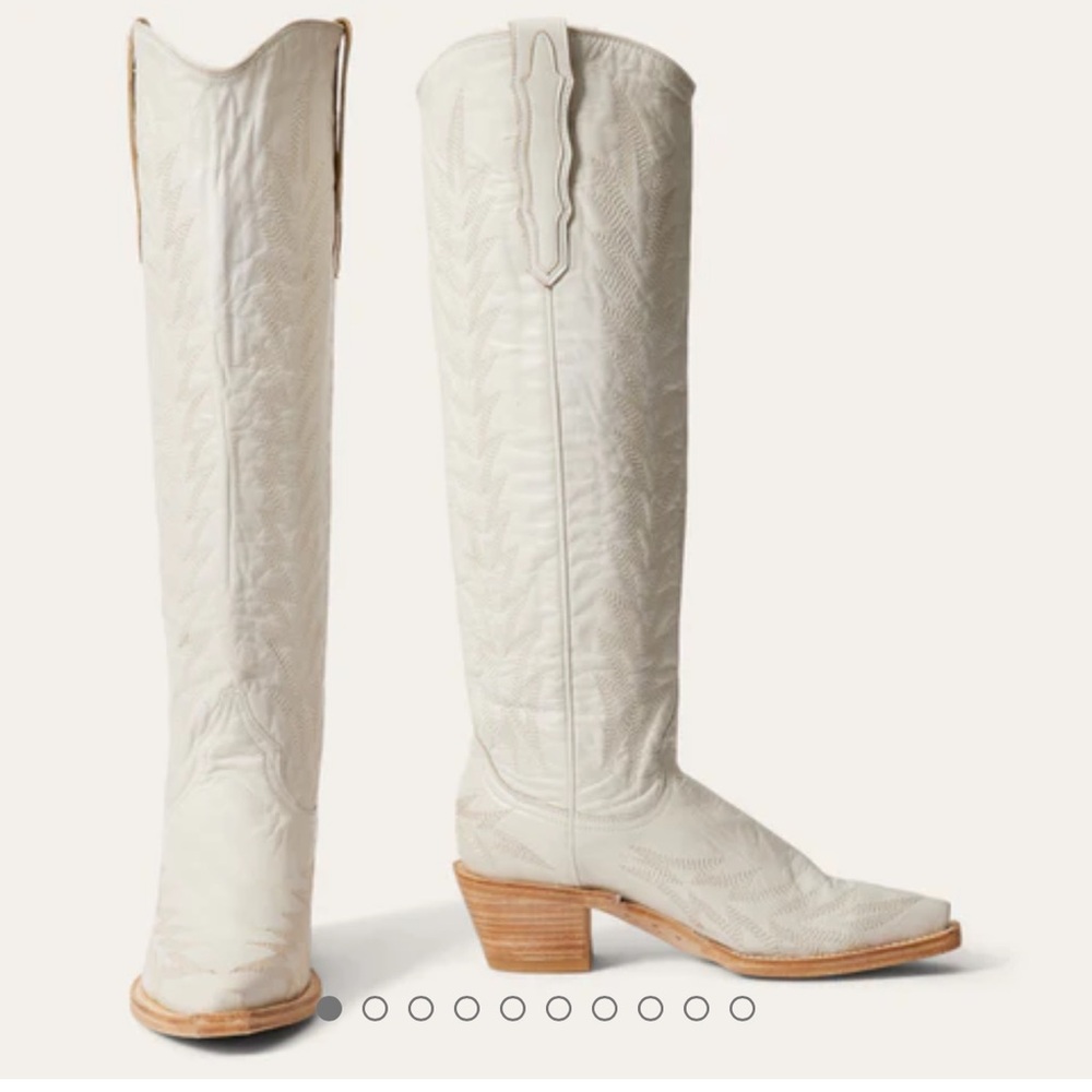 Stetson Women's Cream Sarah Boots